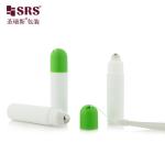 RPPF 20ml White Frosted Plastic Roll-On Bottle Packaging Massage Steel Ball Pain