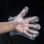 Plastic Polythene PE Disposable Medical Gloves Food Safe Universal Size Eco