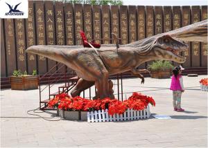 China Outside Ride On Walking Dinosaur , Person Riding Dinosaur 4 Meters Long wholesale