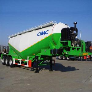 China Carbon Steel Single Silo 3 Axle 50T Cement Tanker Trailer wholesale