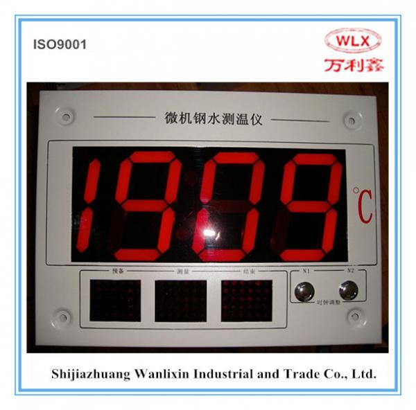 Quality Wanlixin Brand Molten Steel Temperature Measuring Instrument For Steel Industry for sale