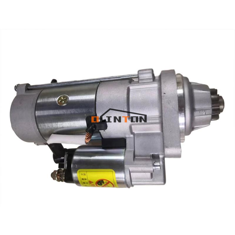 DX60 D24-C3 Excavator Starting Motor Assy 12V 11T 5.7KW Part number 300516-00034A