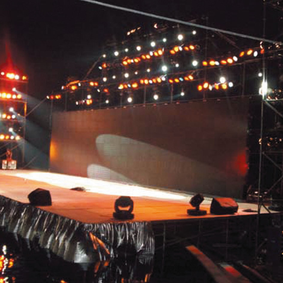 350W 17R Manual Focus Spot Beam Light Free Standing For Wedding / Stage Lighting