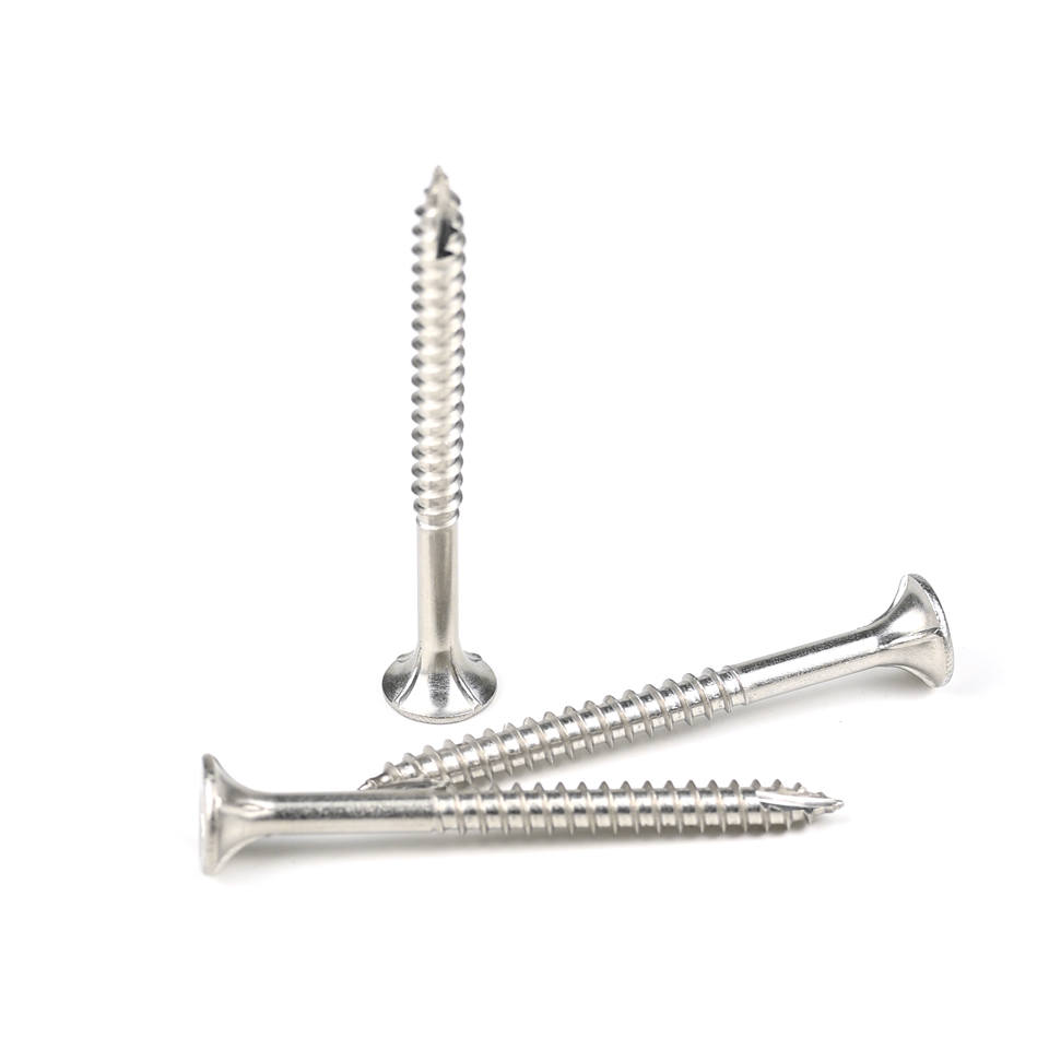 Phillips Cross Recess Drive Type Stainless Steel 75mm Timber Screws for Wood Construction