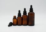Amber Clear Essential Oil Customized 15ml Glass Dropper Bottles