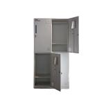 Narrow Side Staff Room Lockers Colorful Clothes Locker With Metal Rods