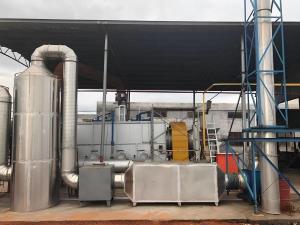 China 3000kg/h Waste Tire Pyrolysis Plant Customize Color wholesale
