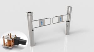 China Tourism Entry Swing Gate Turnstile Exit Passage CF238FLG-B0 20W Anti Pinch wholesale