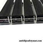 Hinge Recessed Aluminum Entrance Floor Mats Rubber Insert 22 MM Thick