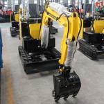 Euro V Engine Smallest 1.7 Ton Mini Excavator EPA Hydraulic Transmission
