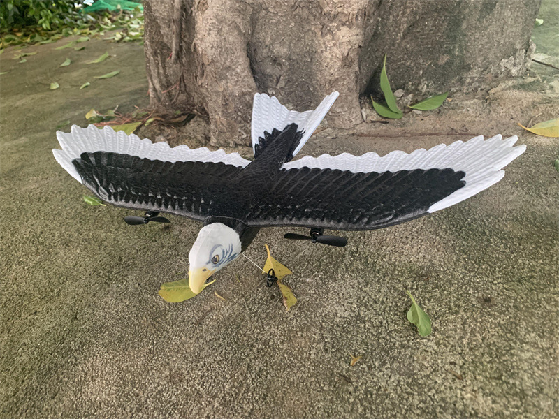 2.4g 2ch Electric Glider Radio Controlled Aircraft Rc Eagle Plane Remote Control Foam Airplane Toy 2024 Children Fx651