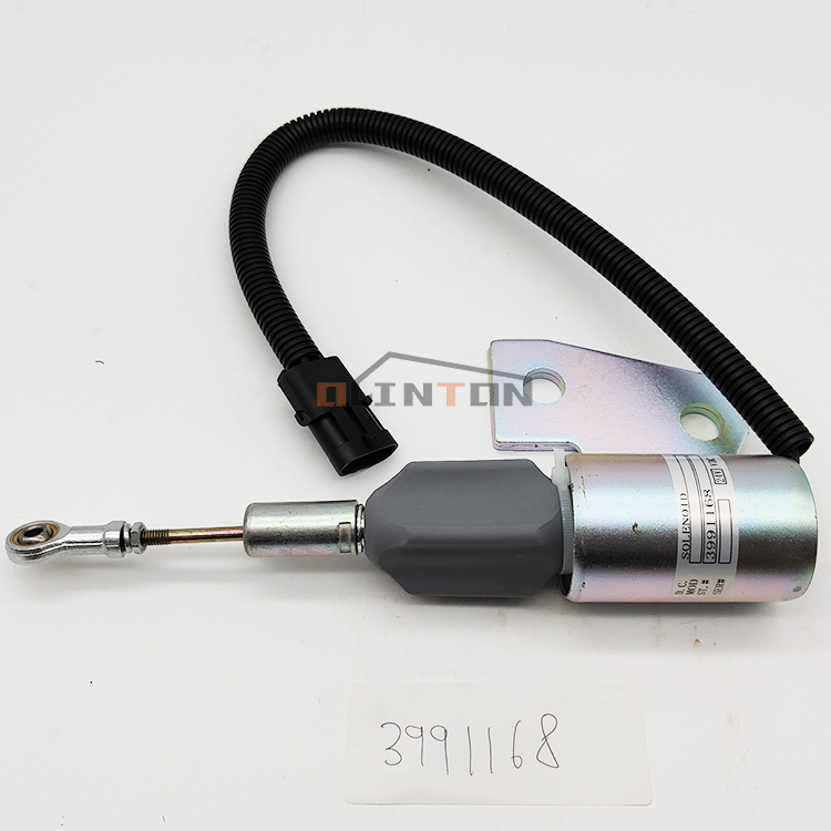 Excavator Machinery Parts 24V Stop Flameout Solenoid Valve 3991168 for Construction Works