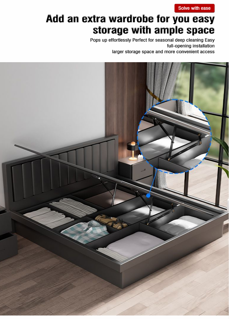 Thickened Foldable Spring Lifting Sofa Bed Hinge Hardware Functional Fittings & Air Bed Lifting Mechanism