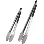 Stainless Steel Kitchen Tong Set Cooking Utensils Non Slip Grip