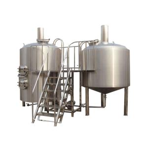 China 8BBL 2 Vessel Brewhouse Turn Key Beer Brewing Equipment Tri - Clamp Connection wholesale