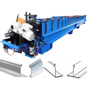 China 0.7-1.2mm Thickness Metal Shutter Door Bottom Slat Roll Forming Machine T Bar Rail Making Machine wholesale