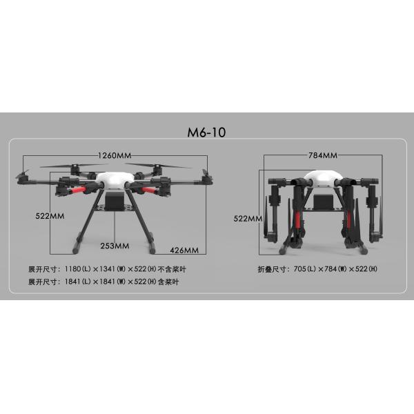 High-strength material/Training for medium-sized unmanned aircraft / Resistant to dust and rain / Compatibility of the fuselage / New folding method