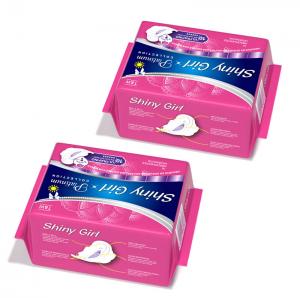 China Non Woven Negative Ion Sanitary Napkin Organic Disposable 240mm 245mm on sale