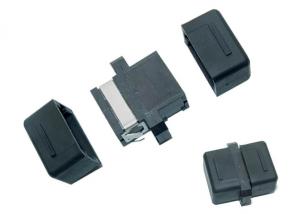 China Zirconia Black Plastic housing Fiber Optic Adapter for MPO Cassettes on sale
