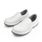 White PU Leather Upper Material ESD Anti Static Safety Shoes Unisex Gender Steel