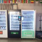 Foods And Drinks Combo Vending Machine With Microwave Vapes Display Flowers