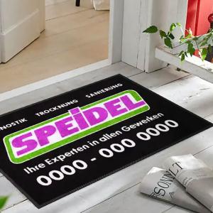China Nylon Printed Logo 6mm Non Slip Outdoor Mat Carpet For Entrance wholesale