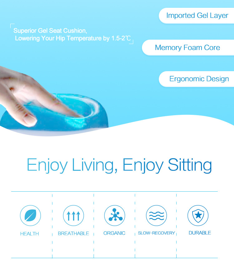 Stadium Orthopedic Drivers Coccyx Meditation Mesh Chair Massage Outdoor Floor Bench Car Adult Gel Seat Booster Cushions