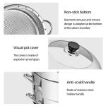 New Arrival Kitchen Industrial Steamer Pot Cookware Mutil Layer Stainless Steel