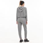 Womens Loungewear Set Cropped Long Sleeve Sweatshirt Hoodies Set
