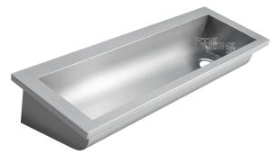 China Commerical Wall Mounted Hung Single Wash Trough Basin Utility Stainless Steel 304 for food factory farms and petting zoos. wholesale