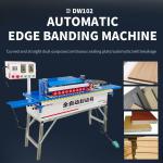 75 kg DW102 High Speed Small Household Oblique Straight Edge Banding Machine for