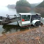Semi-Automatic Hydraulic Aquatic Plant Weed Harvester for River Reed/Hyacinth