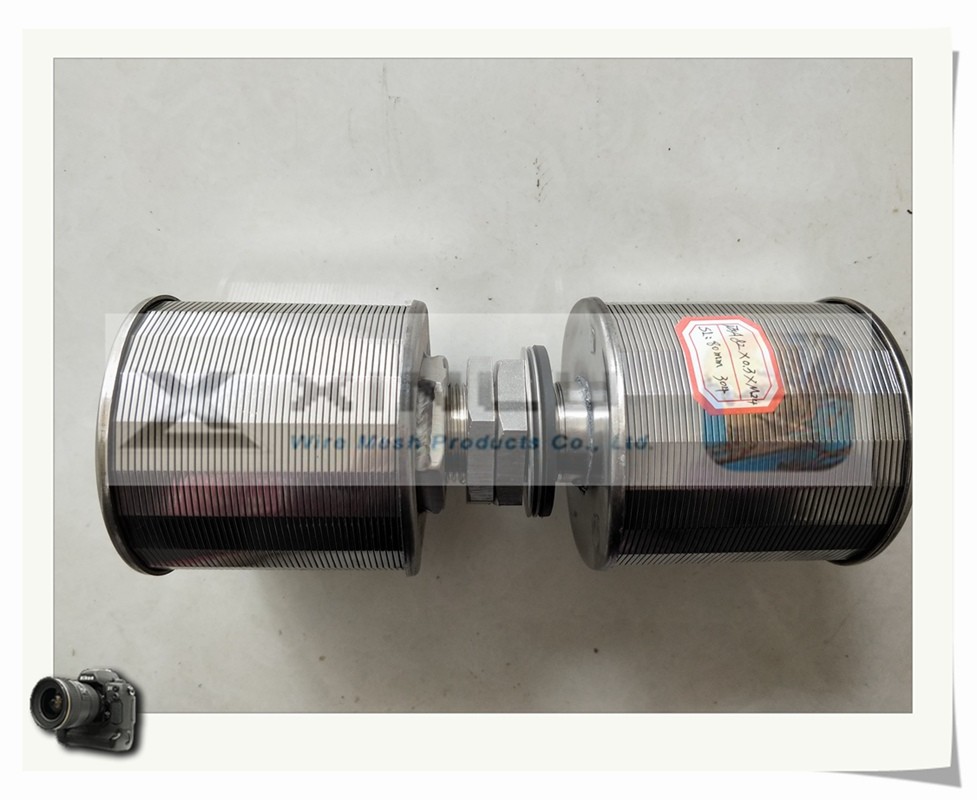 32-108mm Stainless Steel Wedge Wire Water Distributor Pipe Johnson Head Lateral Screen Tube Filter Candle