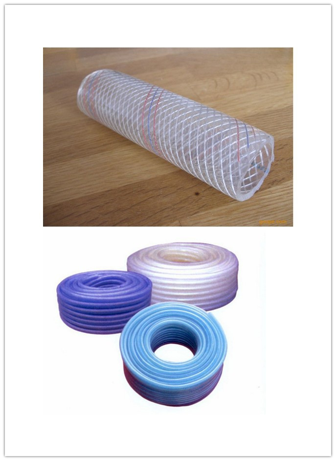 Double Screw Plastic Pipe Manufacturing Machine PVC Fiber Reinforced Soft Pipe Extruder