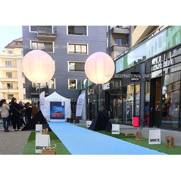 Metal Halide Inflatable Lighting Decoration , 300 CM Hanging Ball Inflatables Remote Control