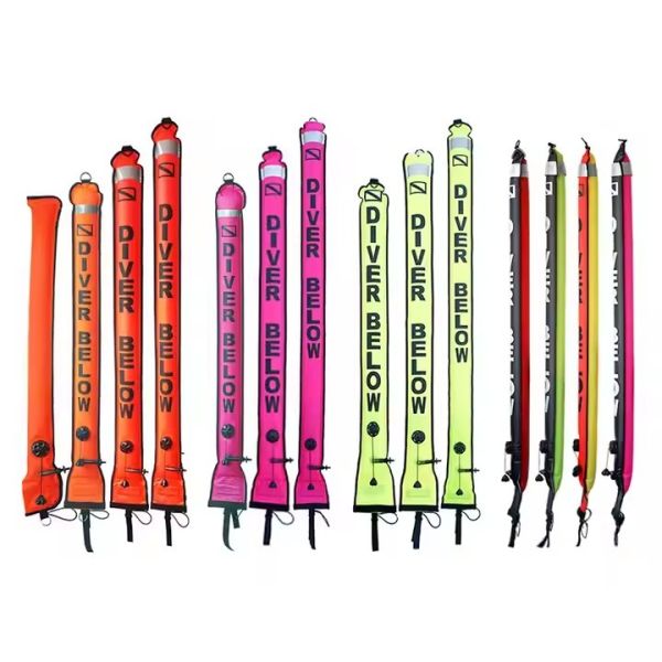 Portable Diving Surface Marker Buoy High Visibility Dive Marker Buoy