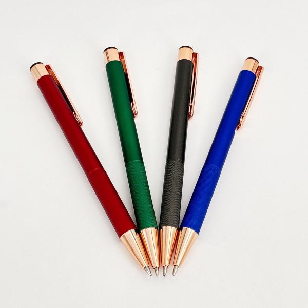 Simple Press Metal Ballpoint Pen Wholesale Matte Roller Ball Pen For Business