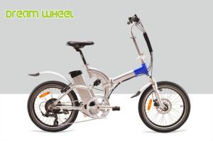 China 36V 250W Folding Electric Bike Full Suspension EN15194 With Shimano Derailleur wholesale