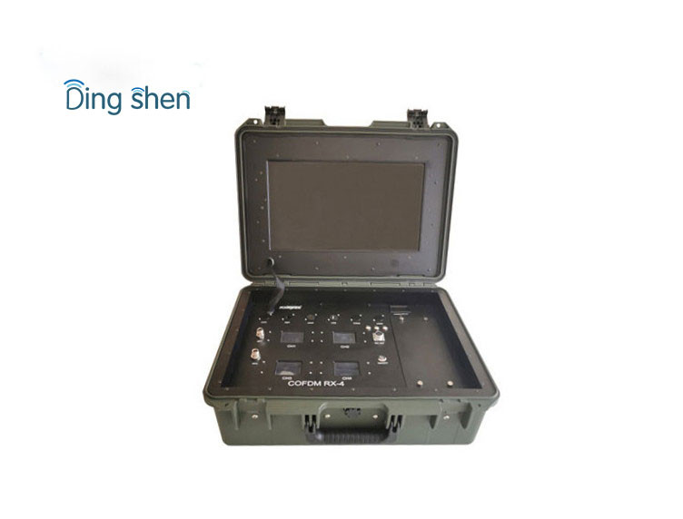 Professional Outdoor 17 Inch 4 Channels COFDM HD Video Transmitter Receiver