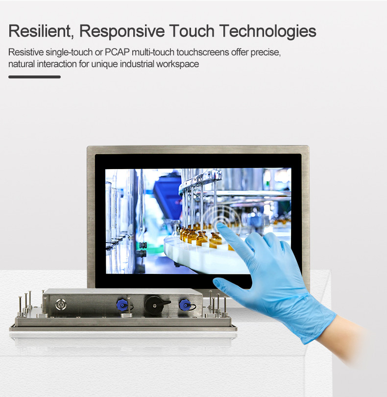 Outdoor Industrial Computer PC Full Waterproof Sunlight Readable Panel PC