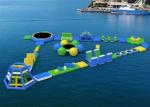 Eco Friendly Kids Inflatable Water Park , Inflatable Water Obstacle Course