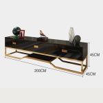 MDF Nordic Custom TV Cabinet Quanu Luxury Coffee Table Sets