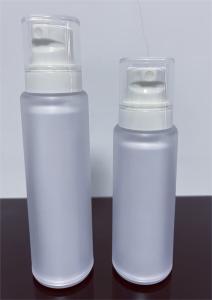 China Frosted Semi Transparent Fine Mist Hair Spray Bottle 100ml 120ml Ultra Fine Continuous Mist Sprayer For Hair Care wholesale