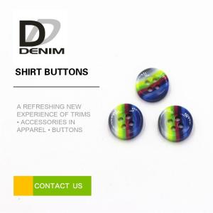 China Rainbow Fancy Dress Shirt Buttons Abundant Designs For Clothing Industry wholesale