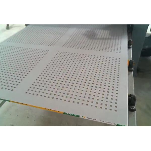 Silenced Plaster Ceiling Tile Gypsum Board Hydraulic Press Hole Piercing Machine Punching Machine