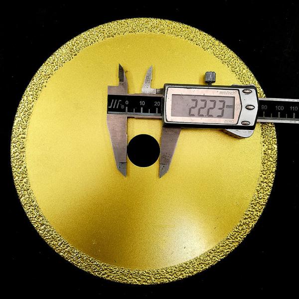 150×1.6/2.4×8×22.23mm Vacuum Brazed Diamond Saw Blade For Cutting Cast Iron