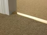 Aluminum Alloy Curved Carpet Transition Strips For Hotel Plaza