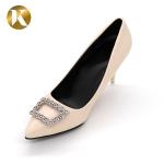Environmentally Friendly Rhinestone Shoe Clips For Bags / Clothes