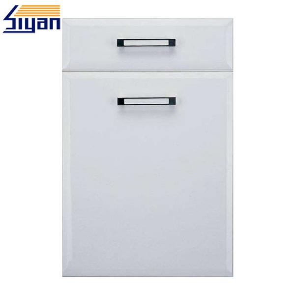 Quality Professional Custom MDF Kitchen Cupboard Doors For Cabinet , Cold White Color for sale