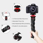 Flexible Tripod for Smartphone, Phone Camera Tripod with Phone Mount, Lightweigh